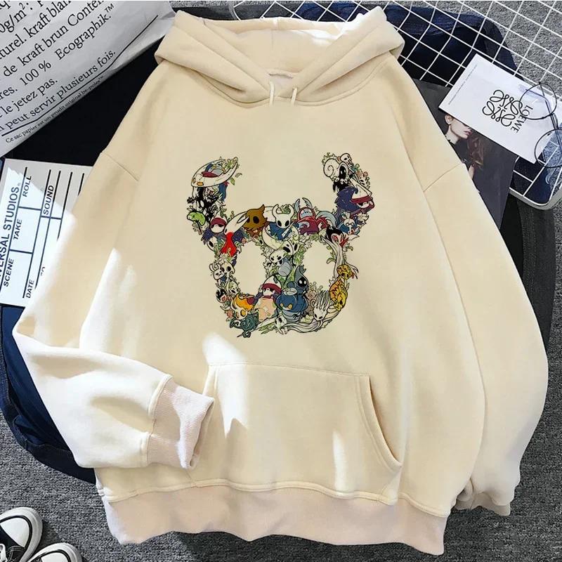 Hollow Knight Pánské mikiny Korea Ulzzang Grunge Y2k Estetické Fmale Podzimní a zimní pulovry Hoddies Grafický Streetwear