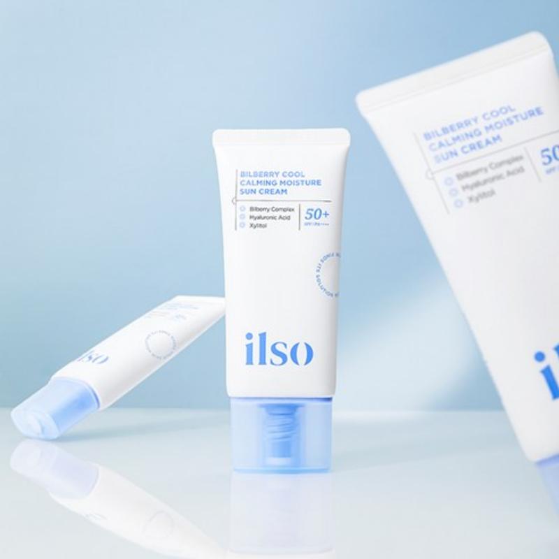 ilso Bilberry Cool Calming Moisture Sun Cream SPF 50+ PA++++ 50ml