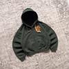 Ins Style Embroidered Zip Up Hoodie Streetwear Loose Fit Sweatshirt Teens