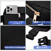 Large Capacity Waterproof Belt Bag with Adjustable Strap Fits Inches Metal Zipper Durable Buckle Perfect As a Special Gift & Multifunctional!