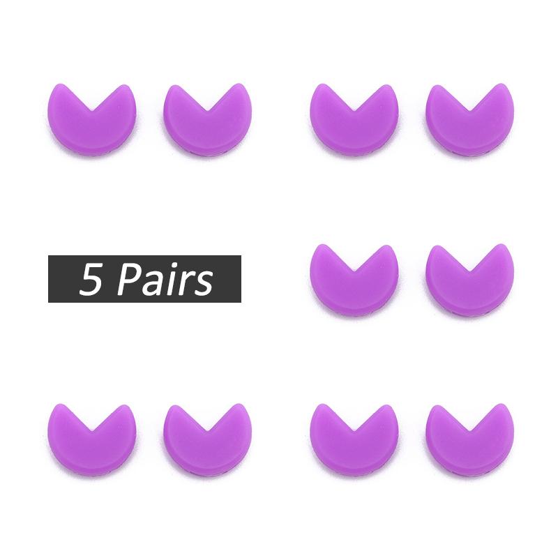 5 Pairs / Package Silicone Anti-slip Holder for Glasses Accessories Ear Hook Sports Eyeglass Temple Tip Stoppers Eyewear Hook
