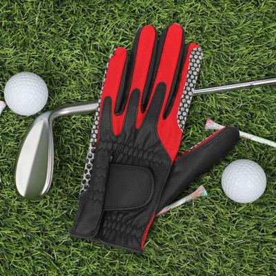 Golfové rukavice Umělá kůže Protiskluzová Levá ruka Golfová rukavice Dobrá přilnavost Golfový doplněk pro muže Ženy Golfista