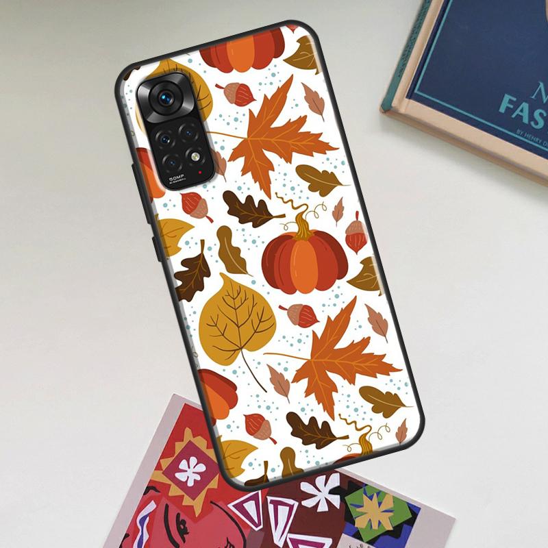 

Autumn Leaves Fall Halloween Case For Xiaomi Redmi Note 12 Pro Plus 8 9 10 11 Pro 8T 9S 10S 11S 12S 9C 10A 10C 12C Cover Redmi Note 12 Pro 4G