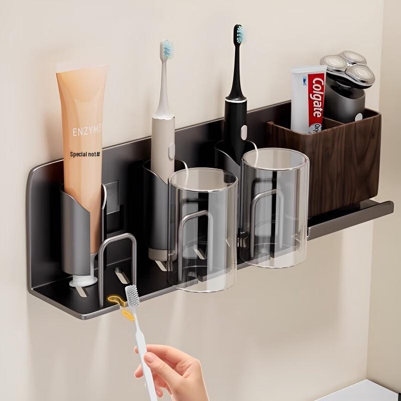 Alliance Wall-Mounted Toothbrush Holder with Cups
