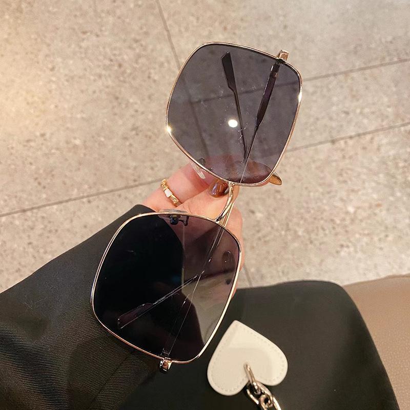 New Style Sun Glasses For Women Square Shape Alloy Frame Men Glasses Driving Hiking Male Female Sunglass