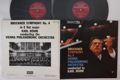 LP Record KARL BOHM WIENER PHILHARMONIKER Bruckner Symphony No. 4 6BB1712 DECCA 1974 UK Classical Used