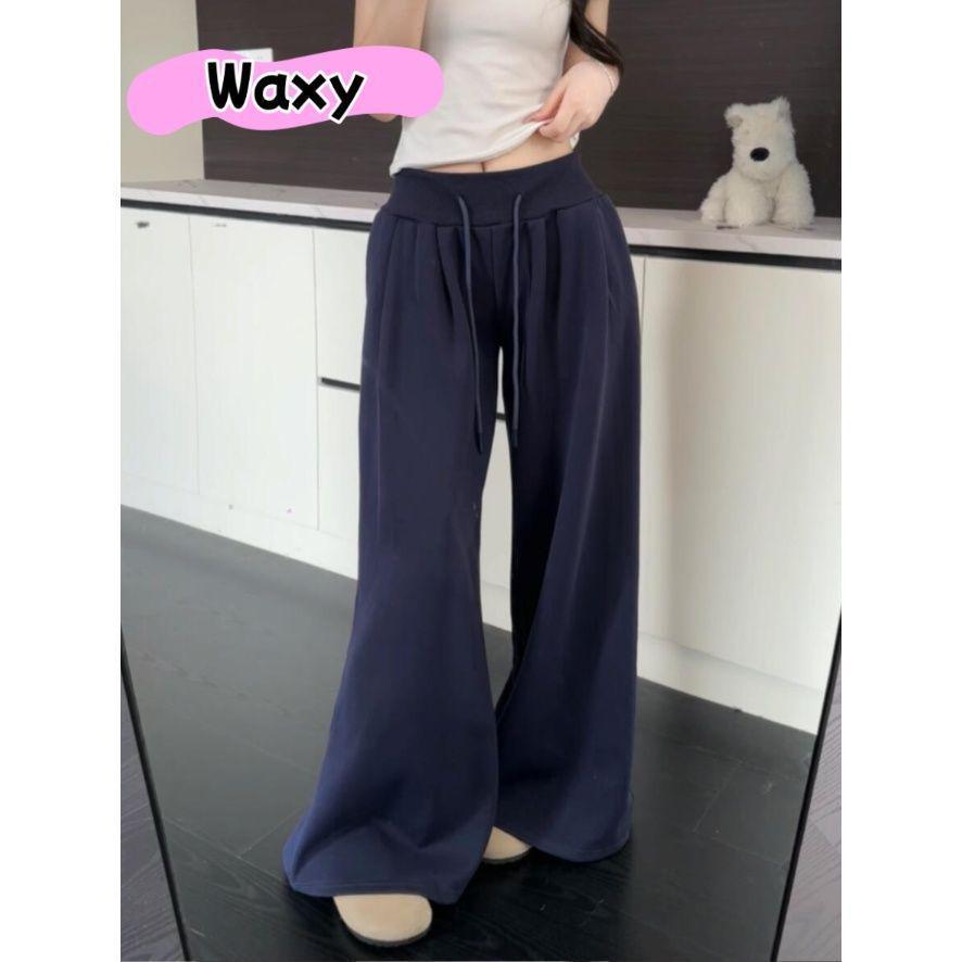 

Autumn Women s Low-Waist Wide-Leg Draping Pants: Lazy Style, Loose Fit, Slimming Effect L (for 105-120 jin)