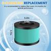 LINNIW Upgraded HEPA Replacement Filter Compatible with Air Purifier Pet Dunder Version 2 DH-JH01 DH-JH01 (Green Pack)