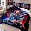 Chucky 3Pcs Bedding Set Duvet Cover With Two Pillowcases For Bedroom Home Decoration
