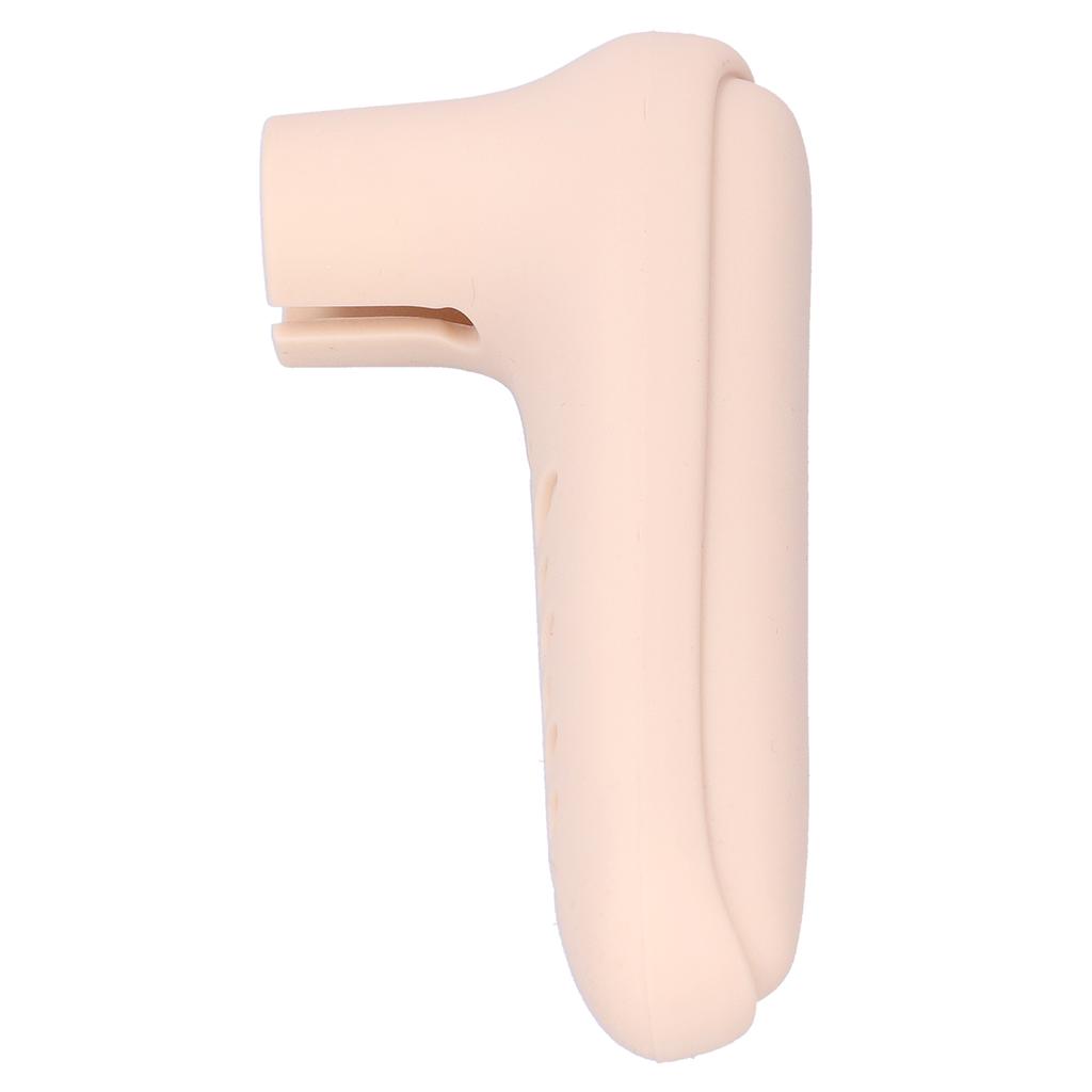 Silicone Door Handle Cover AntiCollision AntiStatic Doorknob Protective Sleeve Child Safety(Beige )