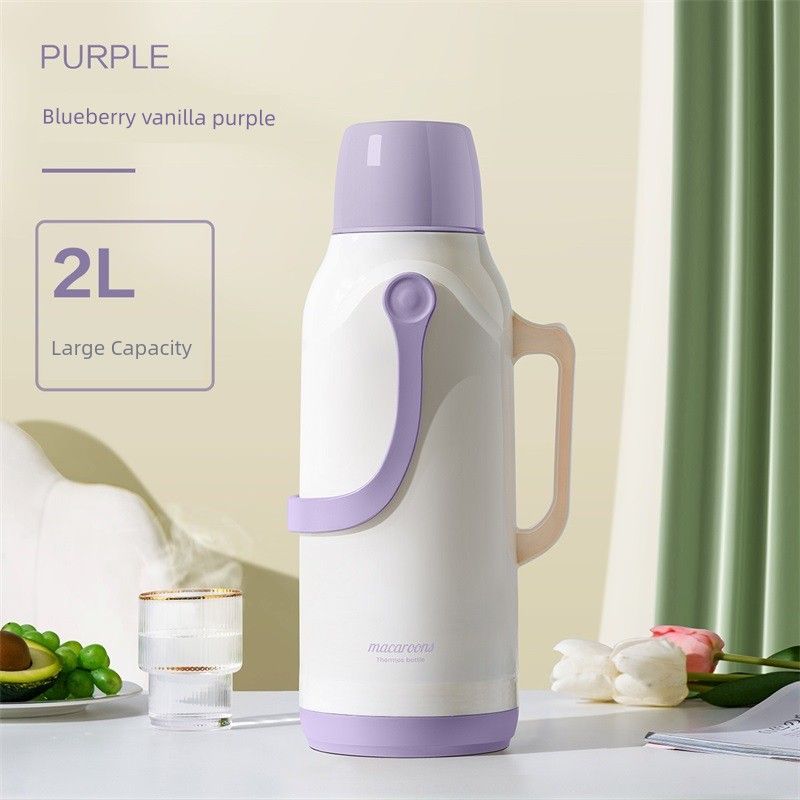 German Import Large Capacity Thermos Cup For Home Stainless Steel Thermos 2L Portable Baby out Kettle New Arrival
