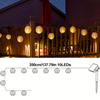 30/10 LEDs Waterproof Lantern Solar String Light Outdoor Festoon Garland Solar Power Garden Fairy Light for Lawn Fence Christmas