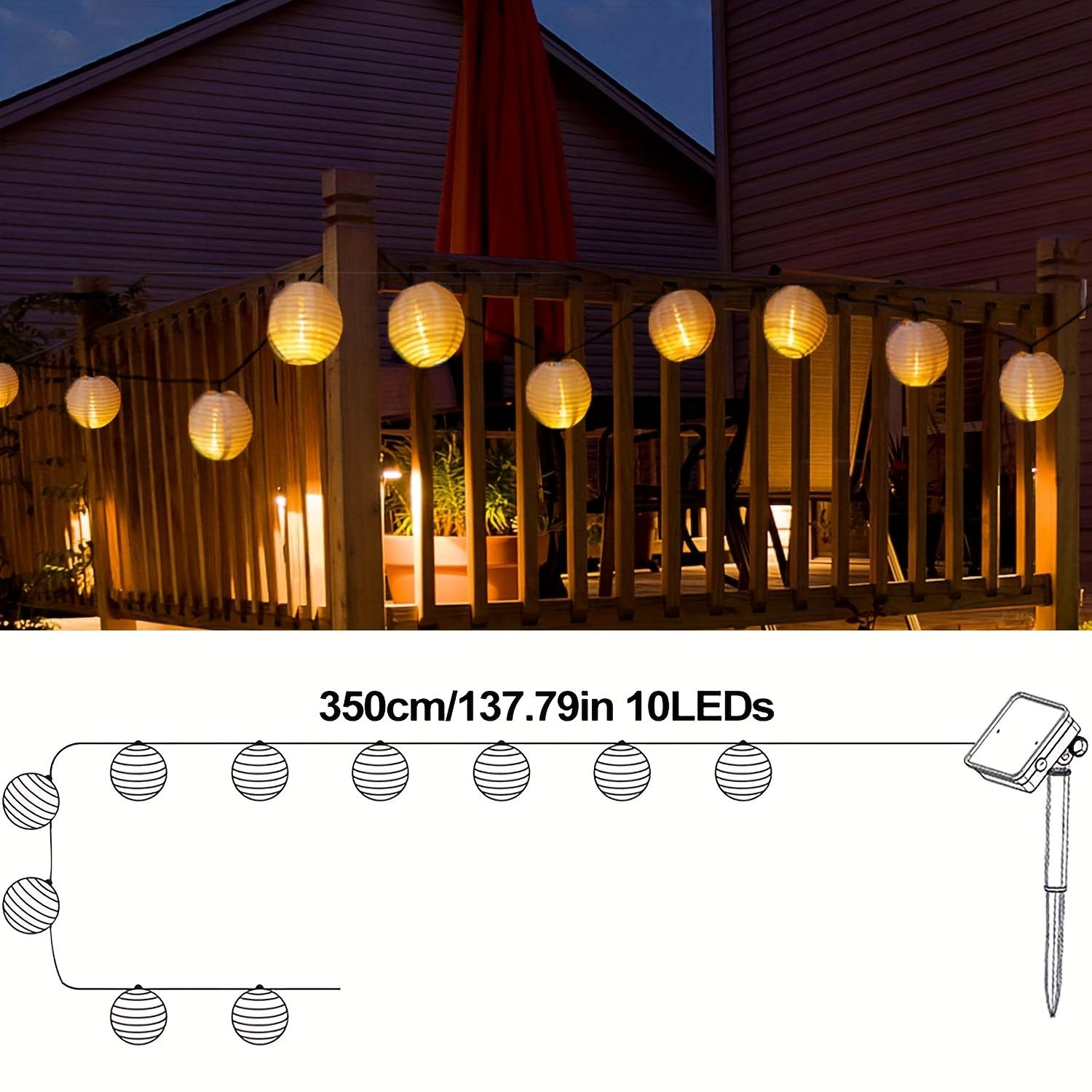

30/10 LEDs Waterproof Lantern Solar String Light Outdoor Festoon Garland Solar Power Garden Fairy Light for Lawn Fence Christmas