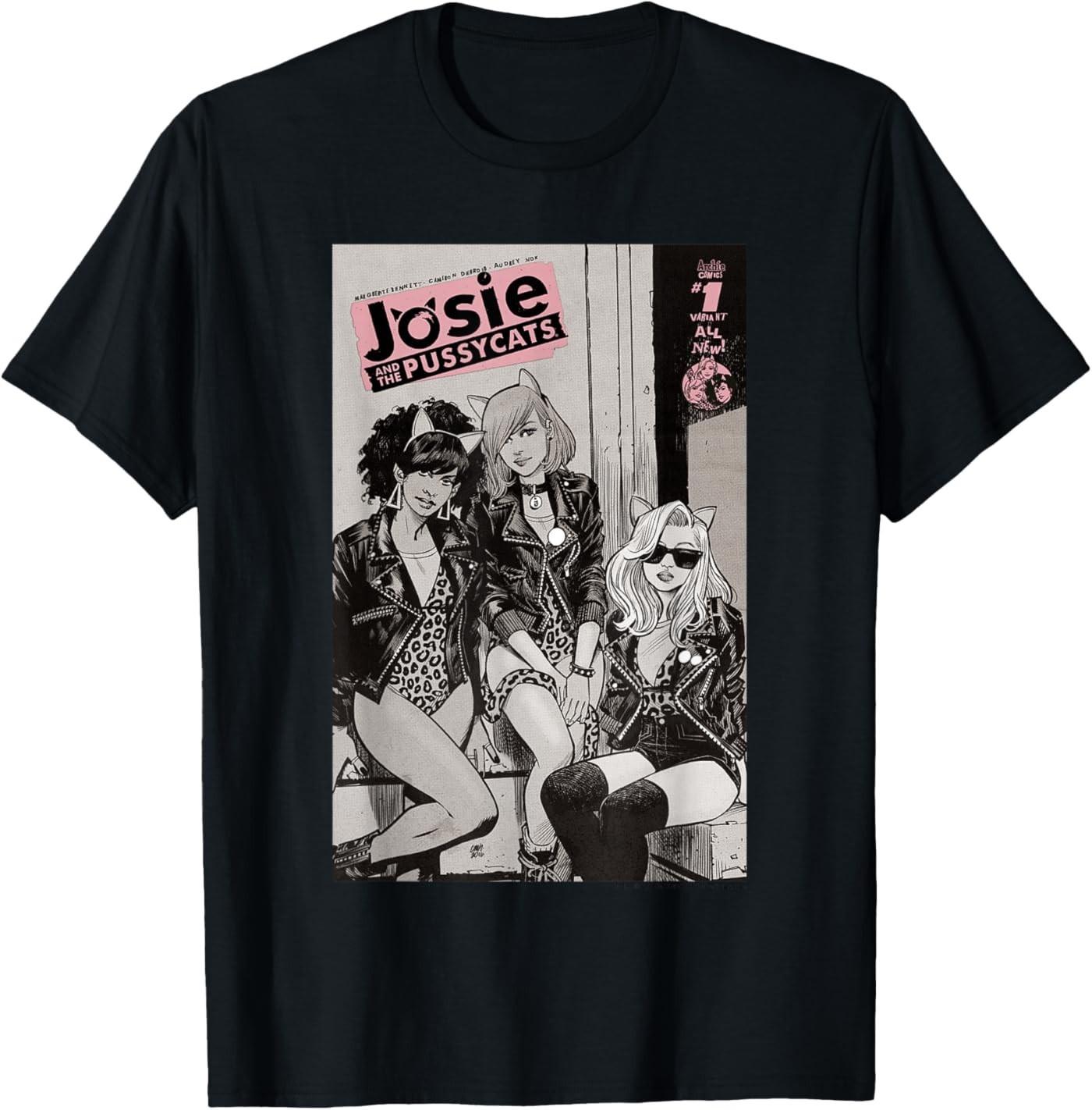 Archie Comics Josie and The Pussycats Cover T-Shirt S
