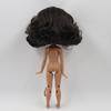 ICY Blyth doll 1/6 BJD 30cm doll with dark skin and short black curly hair matte face NUDE joint body BL950