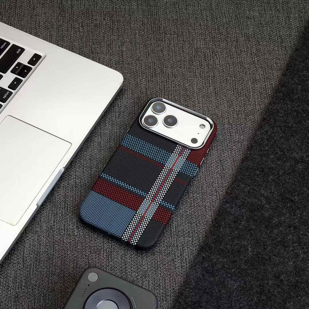 Luxury Carbon Fiber Texture Magnetic Case For IPhone 17 Pro Max Air 16 15 14 13 12 Pro Metal Lens Frame Button Shockproof Cover