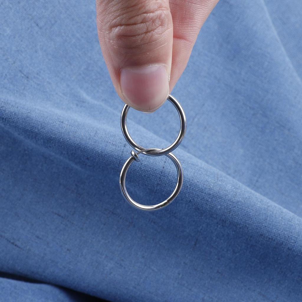 1Pcs Circle Hoop Earring for Women Men Ear Rings Ear Huggie 6-18mm