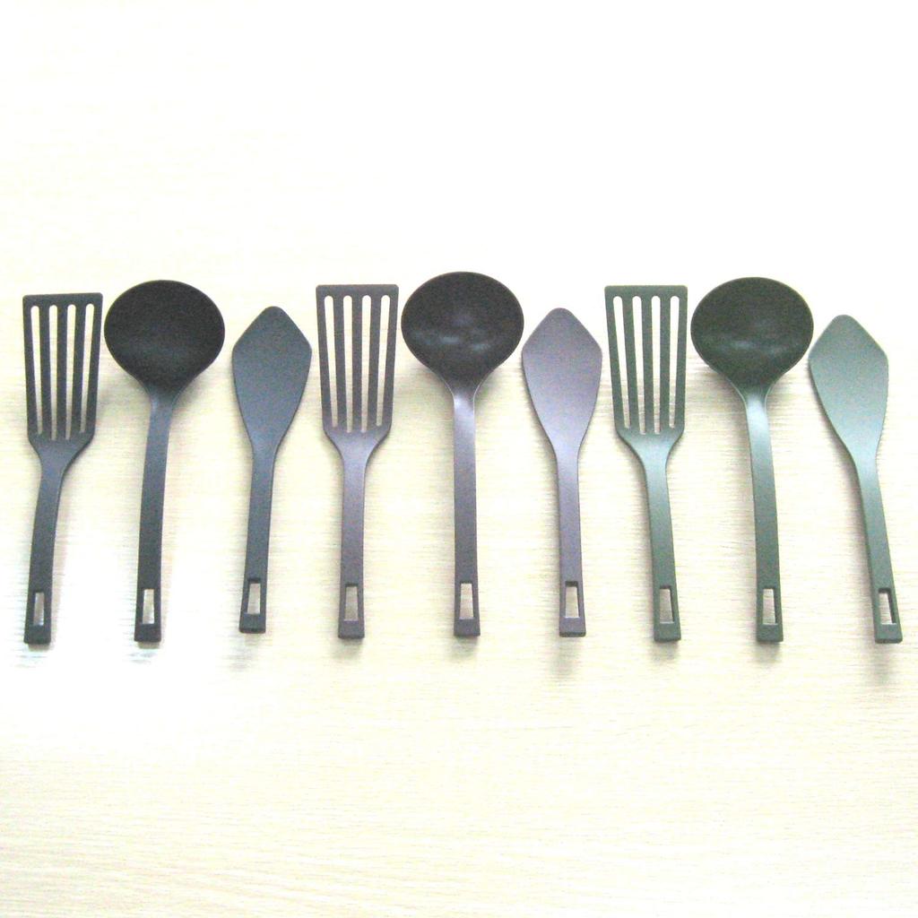 Nagao Simply Kitchen Tool and Made In Japan Set Spatula, Ladle, Spatula, Brown,