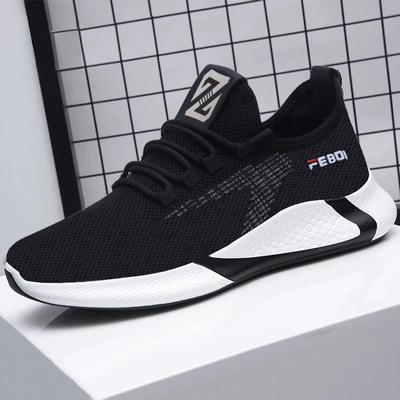 Spring Casual Single Shoes Men's Korean Version of Sports Casual Running Versatile Trendy Shoes Men's Board Shoes Foreign Trade Men's Breathable Clot