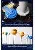 Handcrafted 3D Solar System Model Toy: Eight Planet Projection for Children's Early Education