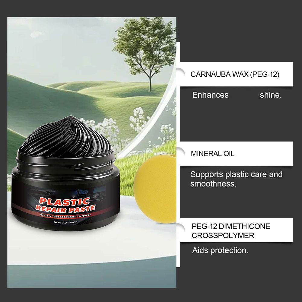 Car Plastic Restorer Back to Black Gloss Auto Obnova kůže a panelů Voskový nátěr Autoleštící a opravný nátěr