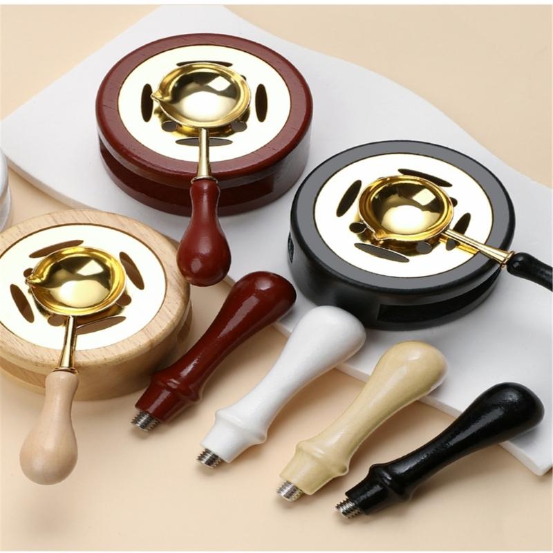 Easy to Use Sealing Wax Craft Set for Experts Wood Tool Included Smooth Operations