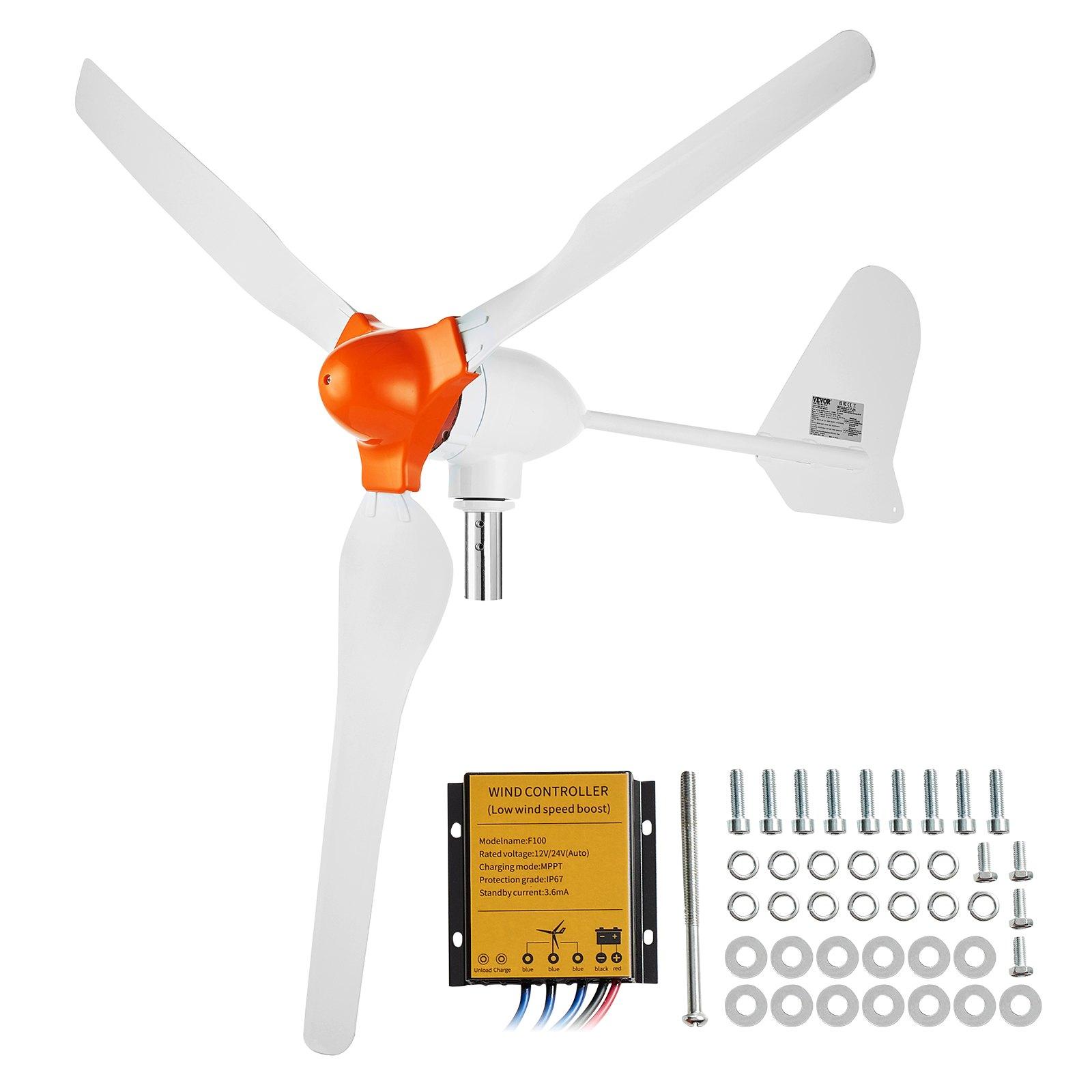 VEVOR 800W Wind Turbine Generator, 12V