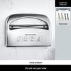 GOWKE 304 Stainless Steel Wall-Mounted Toilet Seat Cover Dispenser