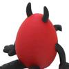 Easter Egg Figurine with Articulated Legs 3D Printed Movable Joints Rabbit Ear Egg Fidget Toy Holiday Party Decoration Ornament