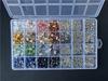 24-Compartment Natural Stone Bead Jewelry DIY Kit