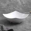 1Pc Disposable Square Serving Bowls Smooth Edges Party Snack Salad Bowl Heat-Resistant Versatile Serving Dish
