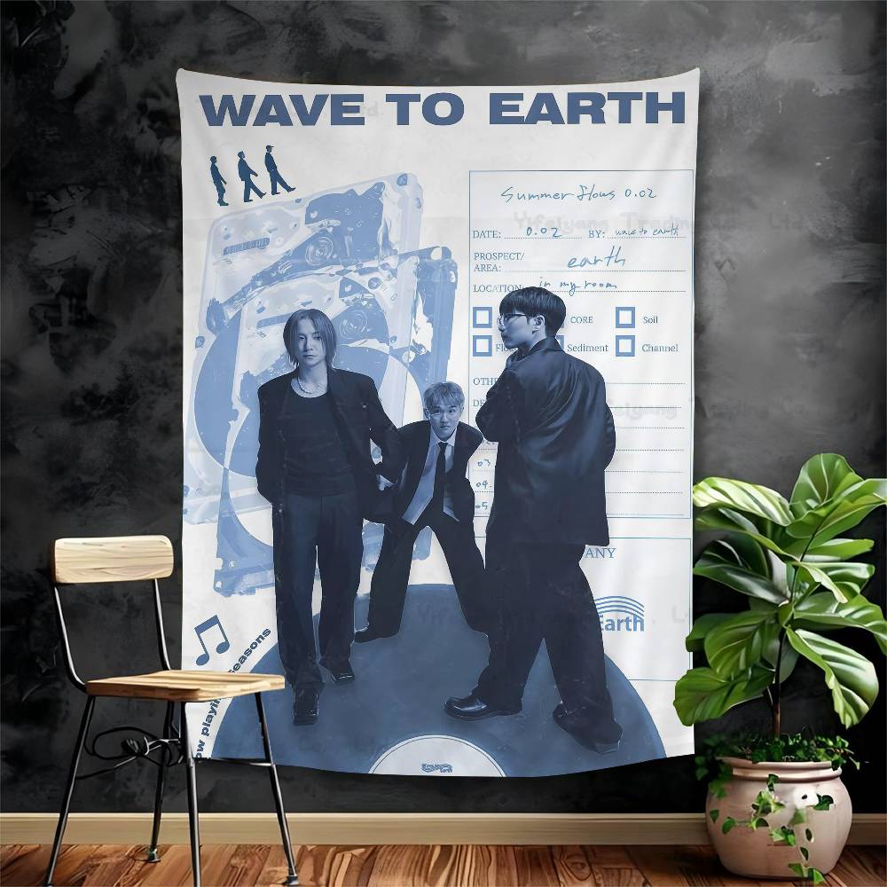 

Wave To Earth Printed Large Wall Tapestry Cheap Hippie Wall Hanging Bohemian Wall Tapestries Mandala Home Decor 74x94cm(29x37in)