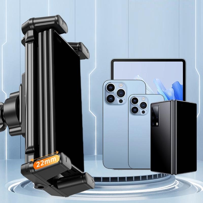 Tablet Mount Support For Indoor Cycling, Elliptical Machines, Gym Equipment, Fit Smartphones And Electic Readers Secure