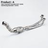 For Yamaha TMAX 530 560 TMAX530 Tmax560 17-23 Motorcycle Exhaust System Modify Stainless Titanium Alloy Slip On Front Pipe 51mm