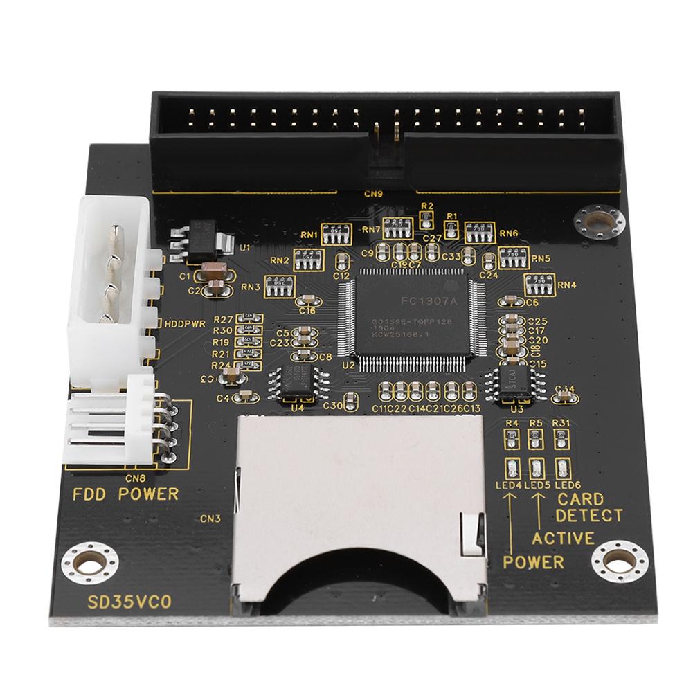 SD Memory Card To 3.5 40Pin Male IDE Hard Disk Drive Adapter Secure Digital Converter