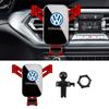 Car Phone Holder Car Air Vent Clip Mount Mobile Phone Holder For Volkswagen VW Golf 6 7 8 Touareg Passat Polo Jetta MK4 B6 GTI zj5