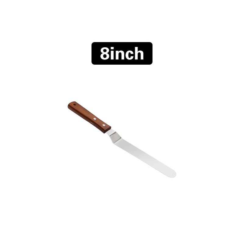 4/6/8/10/In Stainless Steel Cake Icing Spatula Frosting Spatula with Wooden Handle For Cake DIY Kitchen Baking Pastry Tools Cake