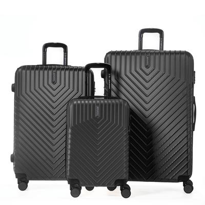 Conjunto de 3 malas rígidas (GG 86 cm) (C-76 cm) (S-56 cm) TMS CINZA ESCURO