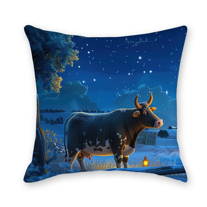 Neue Abstrakte Sternenhimmel Zuhause Sofa Lendenkissenbezug Bettseite Sofa Imitation Superweicher Lendenkissenbezug