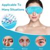 Gel Eye Mask Reusable Beads for Hot & Cold Therapy Soothing Relaxing Beauty Gel Eye Mask Sleeping Ice Goggles Sleeping Mask
