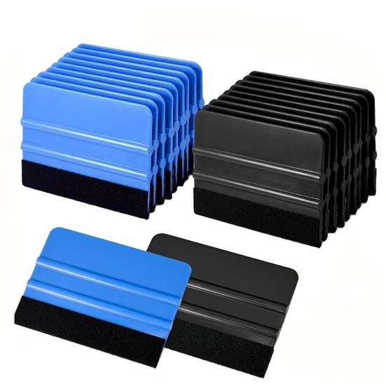 5Pcs Car Window Film Applicator Tool Professional Car Glass Tint Protective Film Felt Edge Squeegee Vinyl Wrap Scraper Installation Tool