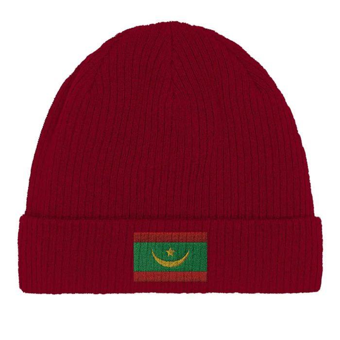 Bonnet Drapeau Mauritanie En Rouge