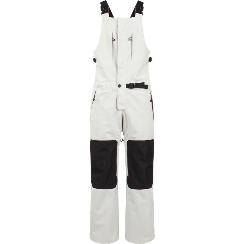 Unisex Waterproof Breathable Ski Bib Pants - Warm, Wear-Resistant Snowboard Suit