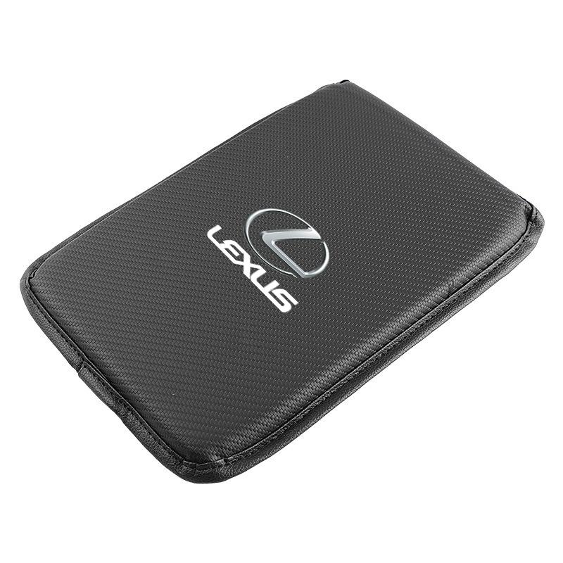 

Car Center Console Armrest Box Protective Pad Carbon Fiber Soft Pad For Lexus CT ES GS NX IS250 CT200h IS300h ES300h ERX40 чёрный