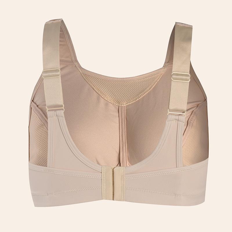 High-heeled Full-coverage Shockproof Large-size Sports Bra for Large Breasts European and American Yoga and Fitness Underwear