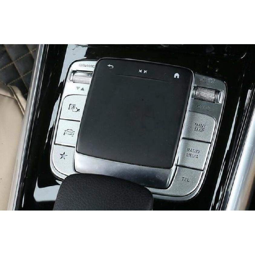 For Benz GLB W247 - Aluminum Silver Console Function Button Sticker Trim
