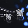 S925 Sterling Silver Necklace Women's Fashion Temperament Versatile Clover Windmill Pendant Premium Clavicle Chain 2026