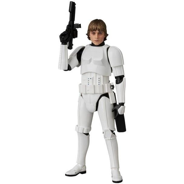 MAFEX No.257 LUKE SKYWALKER (TM) (STORMTROOPER DISGUISE) approximately 150mm tall painted action figure