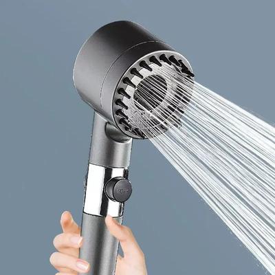 3 Modos Chuveiro Ajustável Alta Pressão Economia de Água Chuveiro One-Key Stop Massagem de Água Chuveiro com Elemento Filtrante