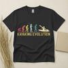 Kayaking Evolution Children's Children's Children's T Children's T-shirt Funny Kayak Gift Paddle Sports Gildan Cotton Top